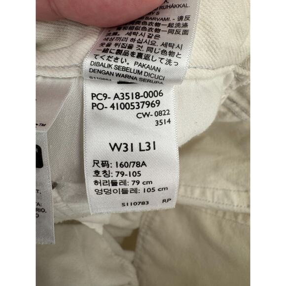 Levi's Silvertab '94 Baggy Distressed Jeans‎ Women's 31x31 White - Picture 10 of 13